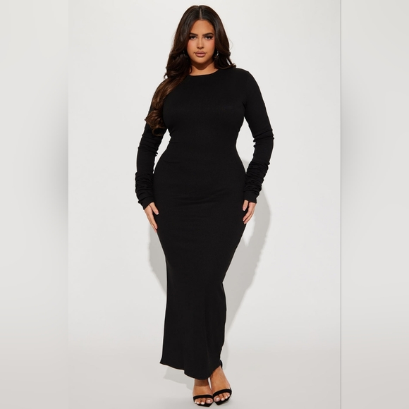 Fashion Nova Black Maxi Dress - Picture 3 of 4